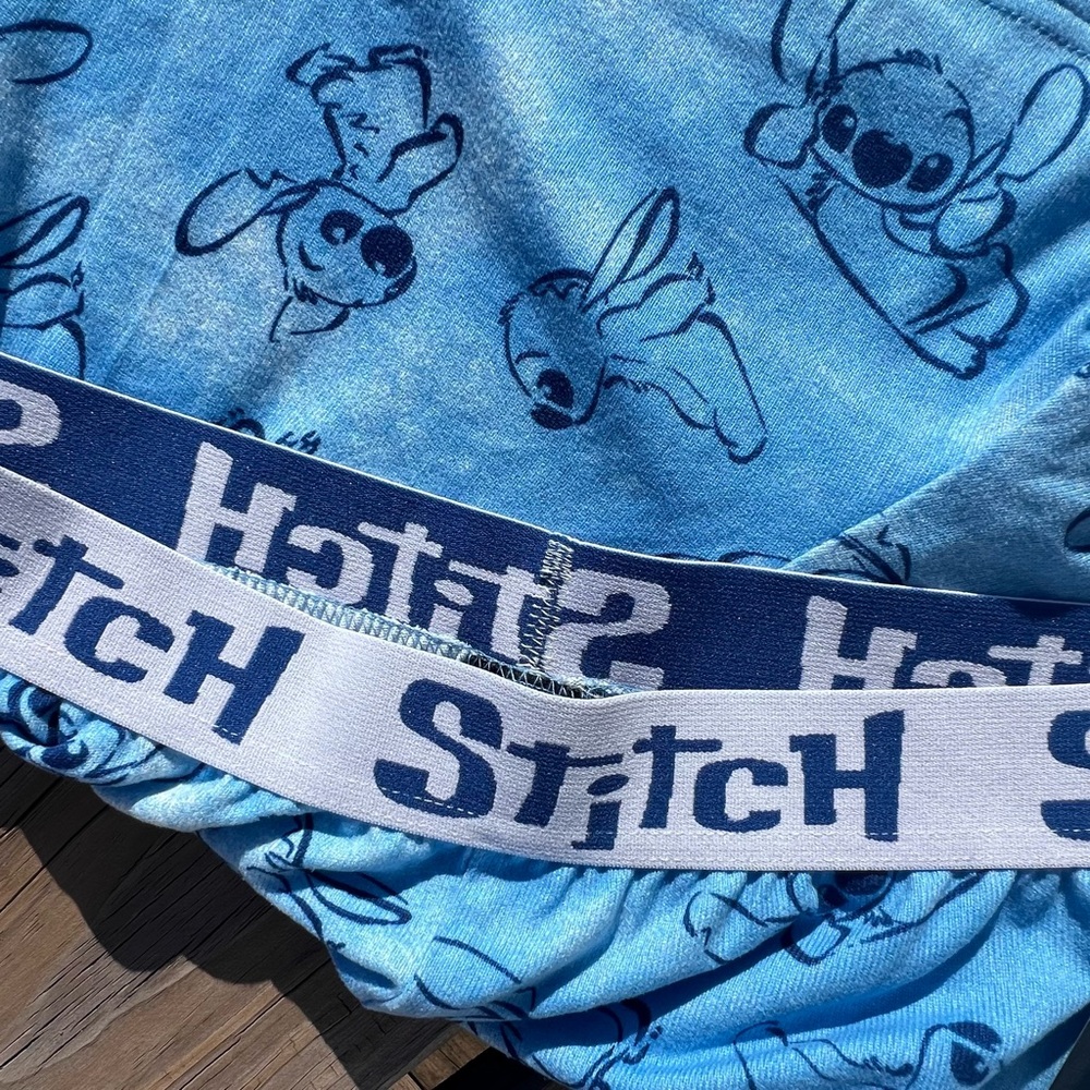 - Stitch L Print Pajama Shorts! NEW! - Picture 6 of 14